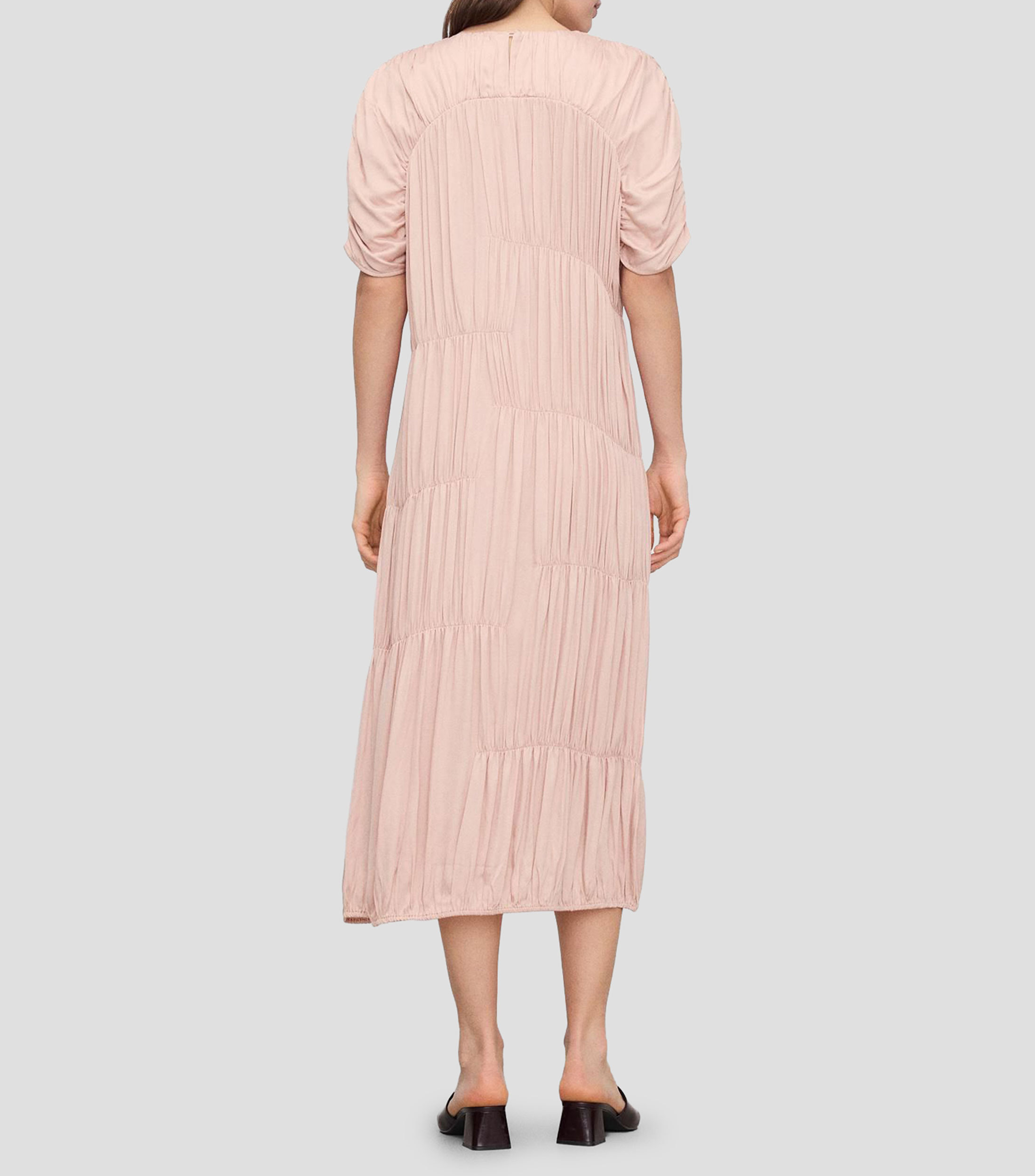 Vestido largo manga corta fantasía Mujer